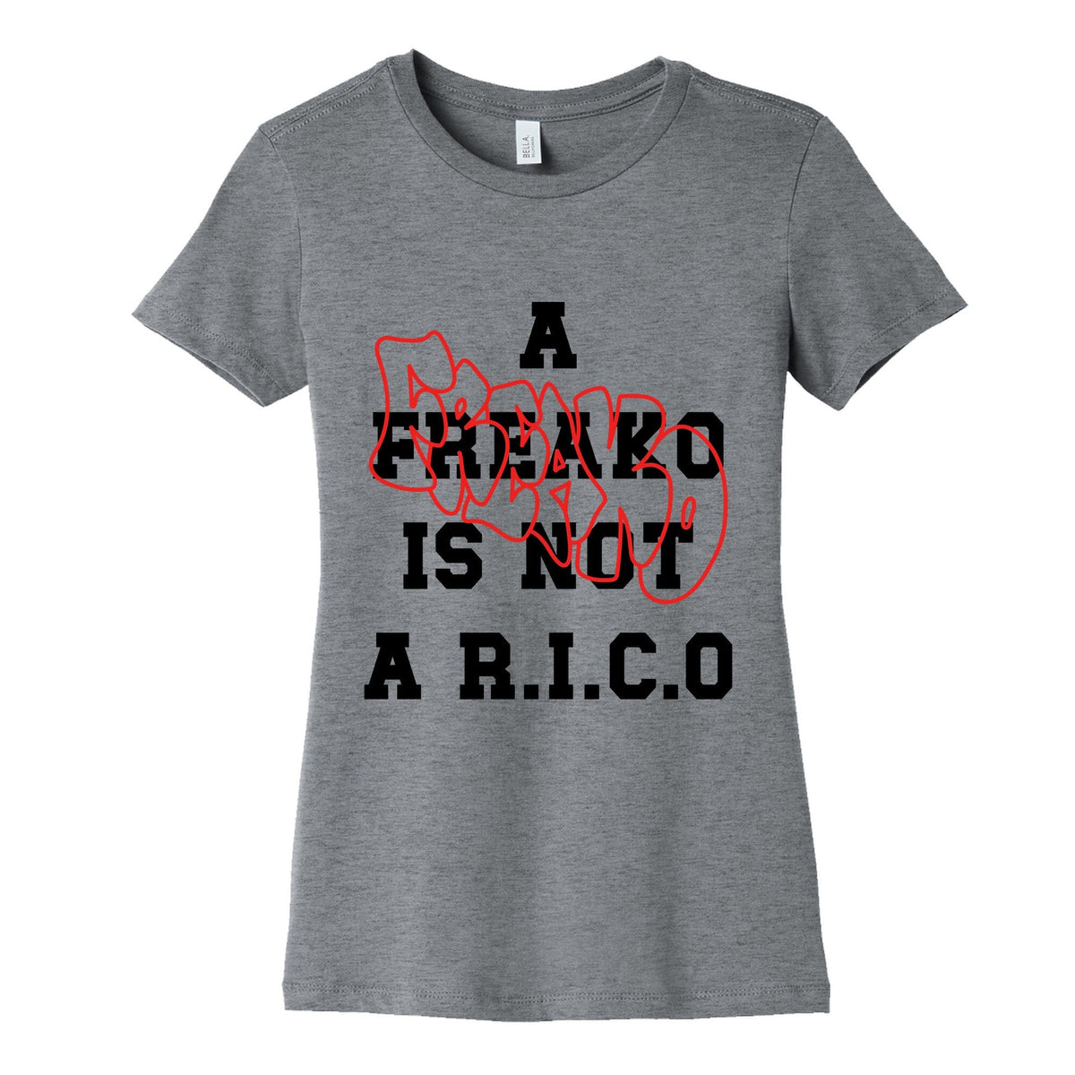 A Freako Is Not A Rico Womens Cotton Tee Unisex