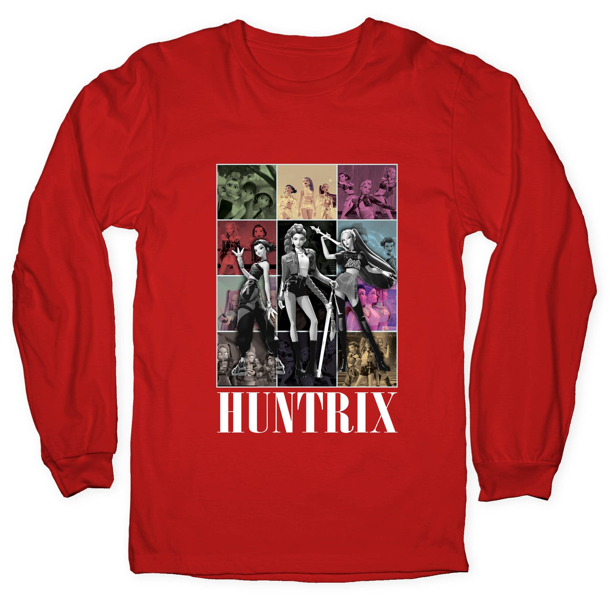 Huntrix Kpop Demon Hunters Longsleeve Tee Unisex