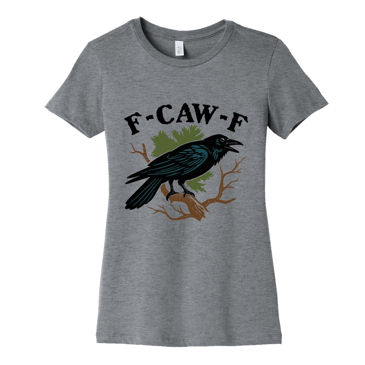 F Caw F Womens Cotton Tee Unisex