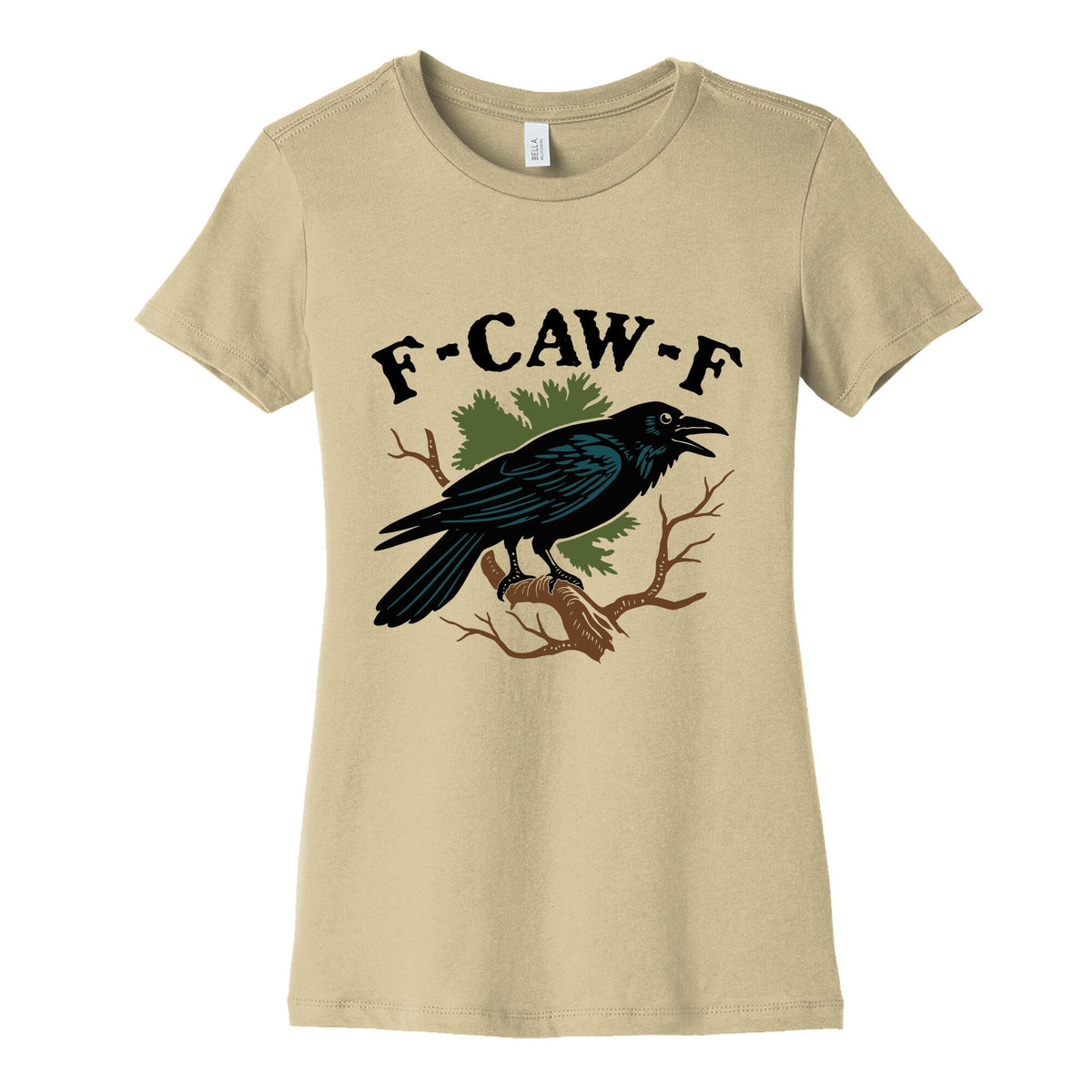 F Caw F Womens Cotton Tee Unisex
