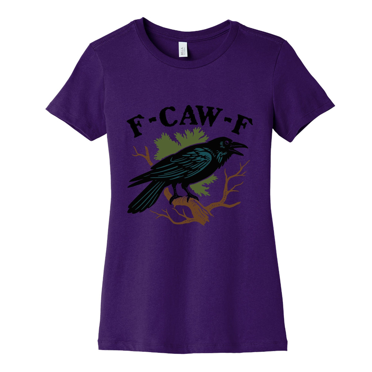 F Caw F Womens Cotton Tee Unisex