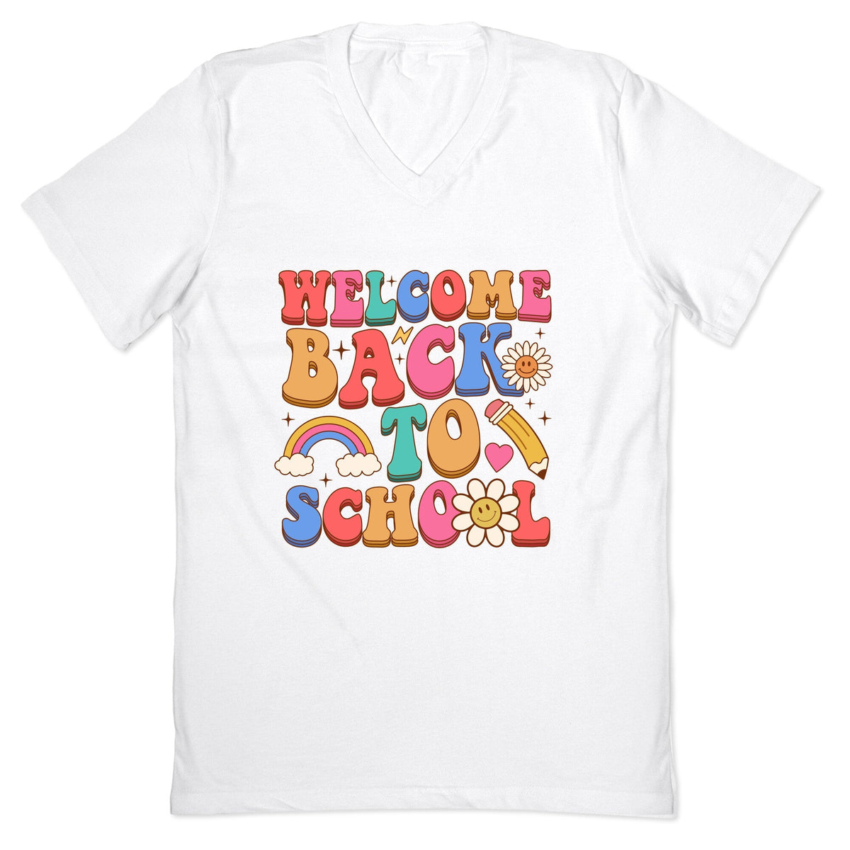 Welcome Back to School V-Neck Unisex