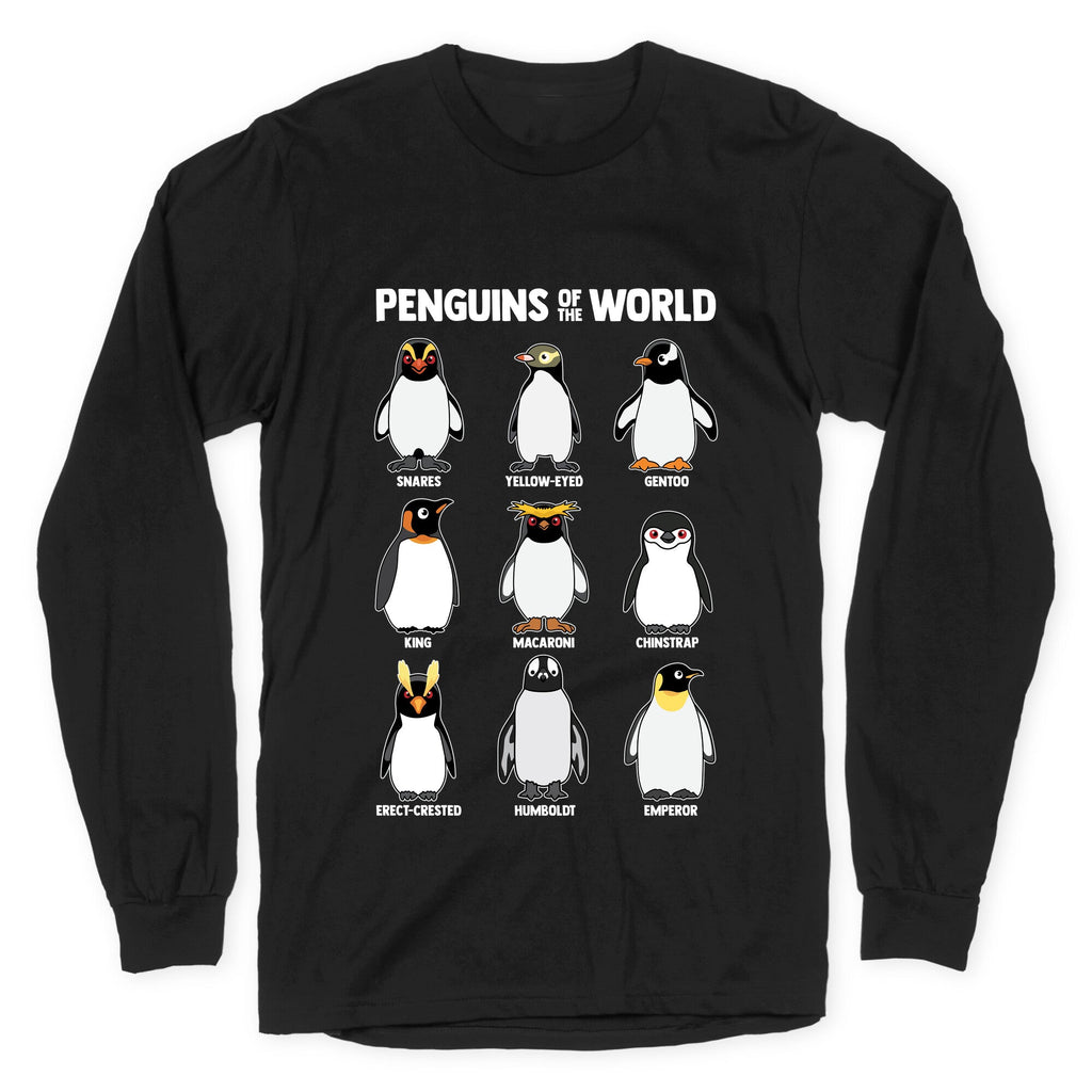 Penguins of the World Longsleeve Tee Unisex