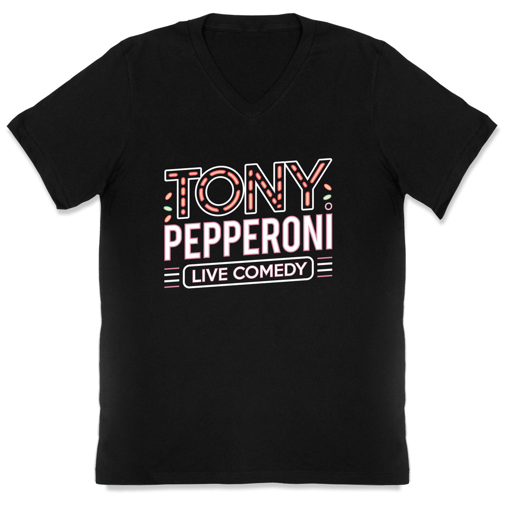 Tony Pepperoni Live Comedy V-Neck Unisex