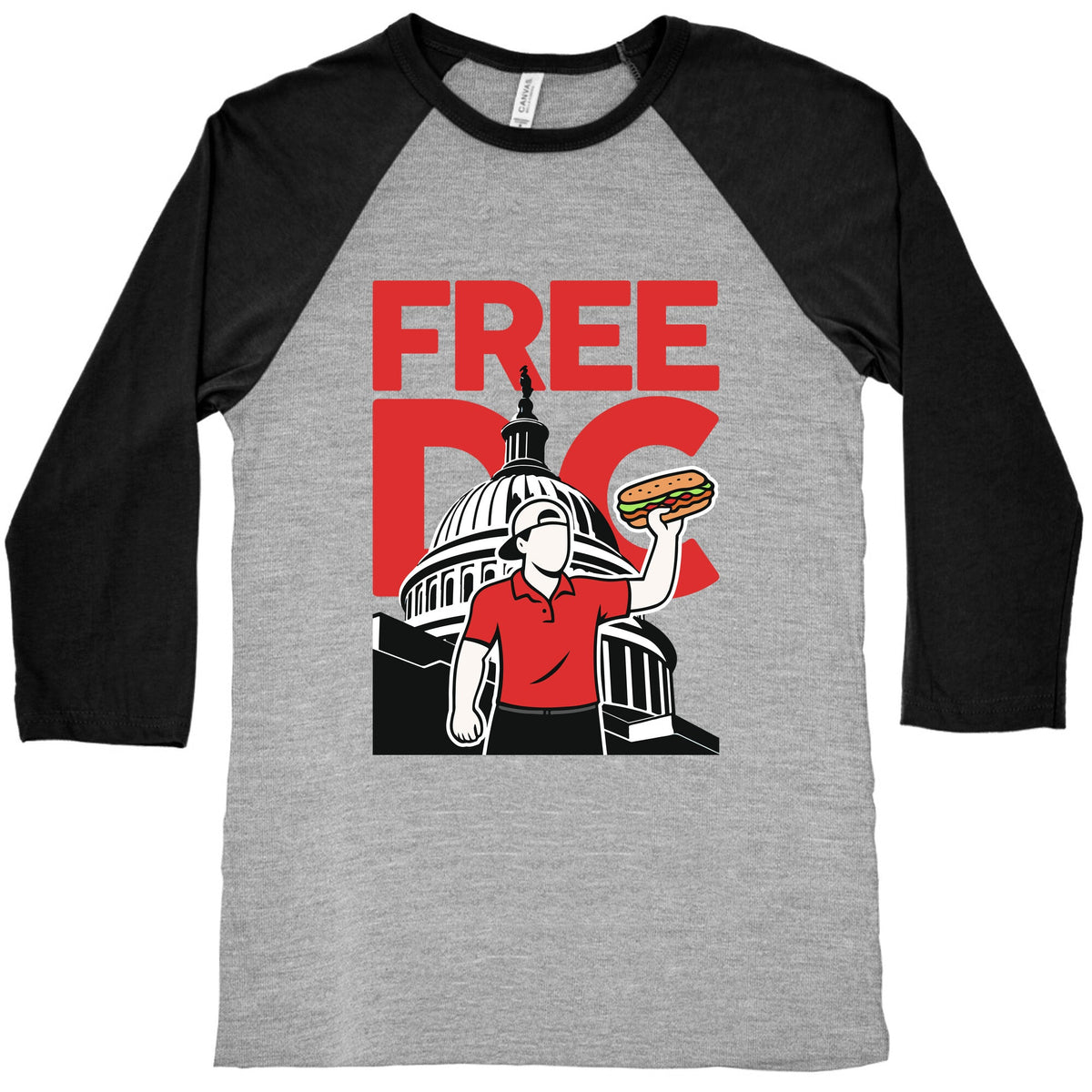 Anti Ice DC Sandwich Guy Baseball Tee Unisex