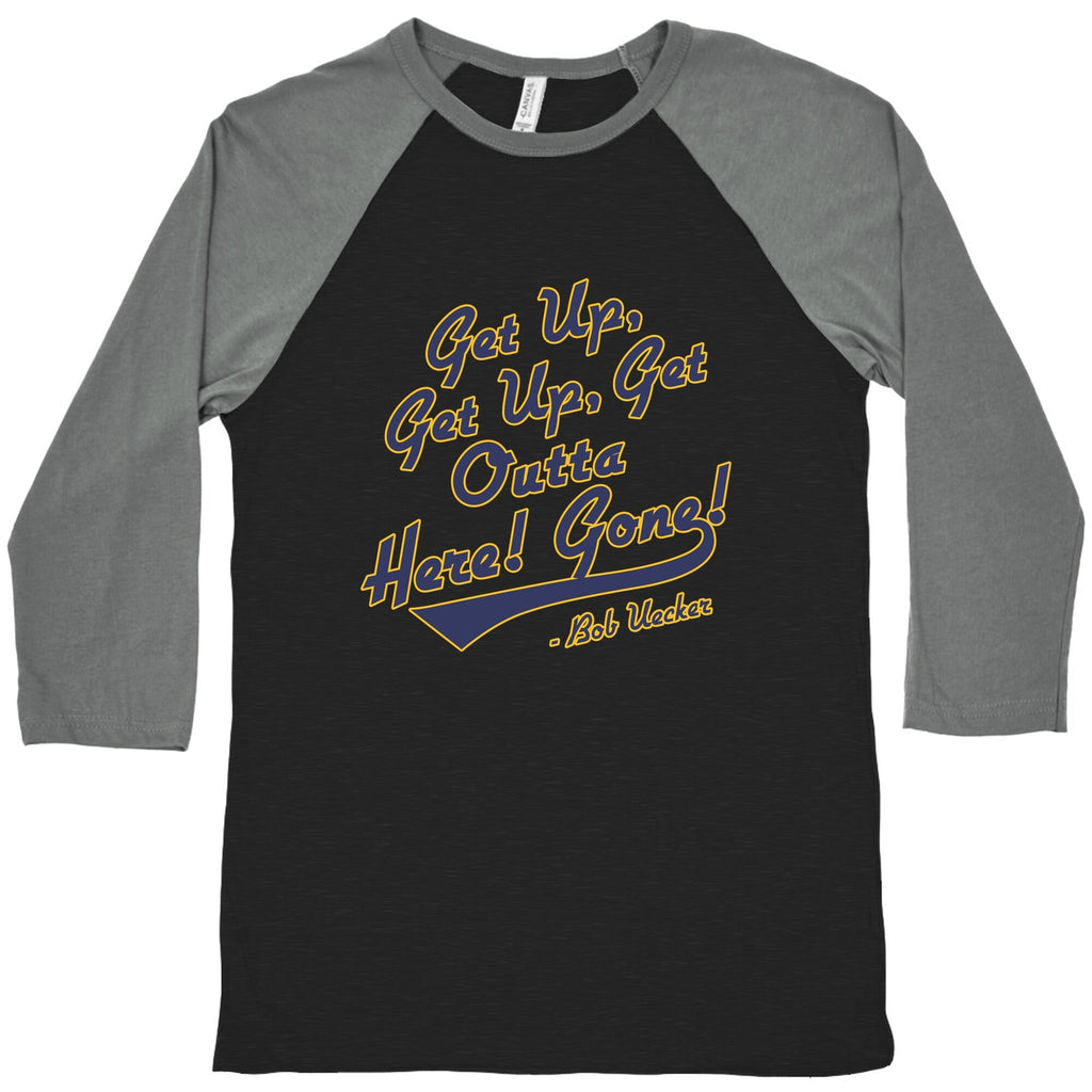 Bob Uecker Get Up Get Up Baseball Tee Unisex