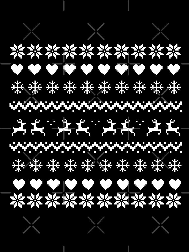 ugly sweater in pink -Holiday Christmas by -justb-