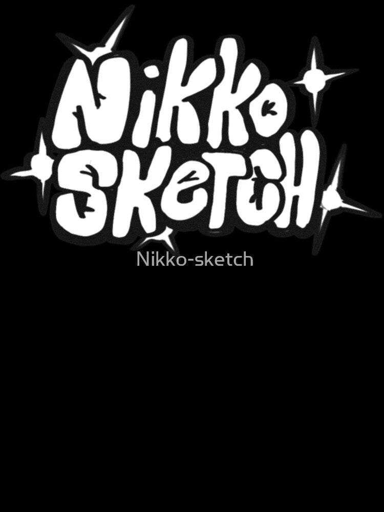Nikkosketch brand T-shirt stickers tote by Nikko-sketch