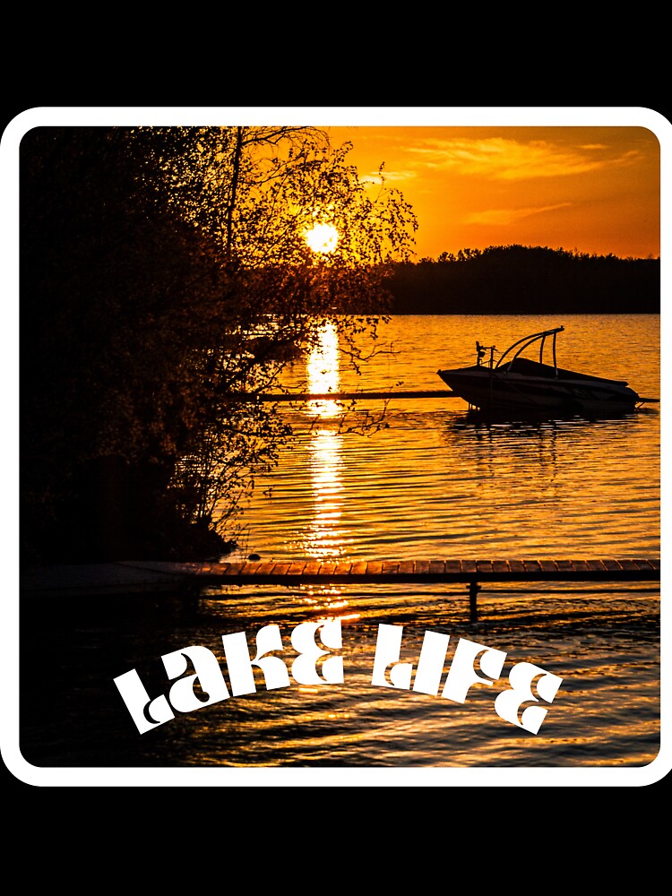 Lake Life Sunset by Jonathan Ferguson Studios