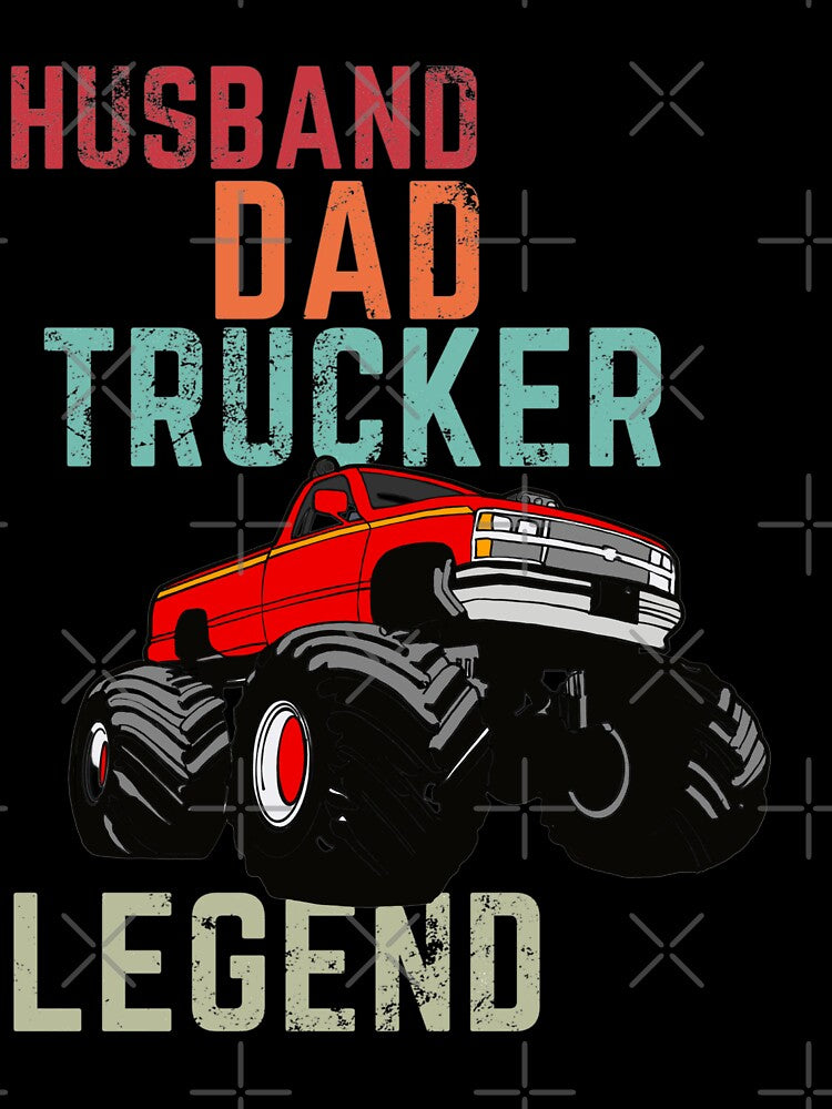 Husband Dad Trucker Legend by ardhigeek