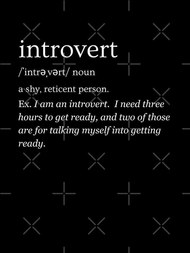 definition INTROVERT by Shadyfruit
