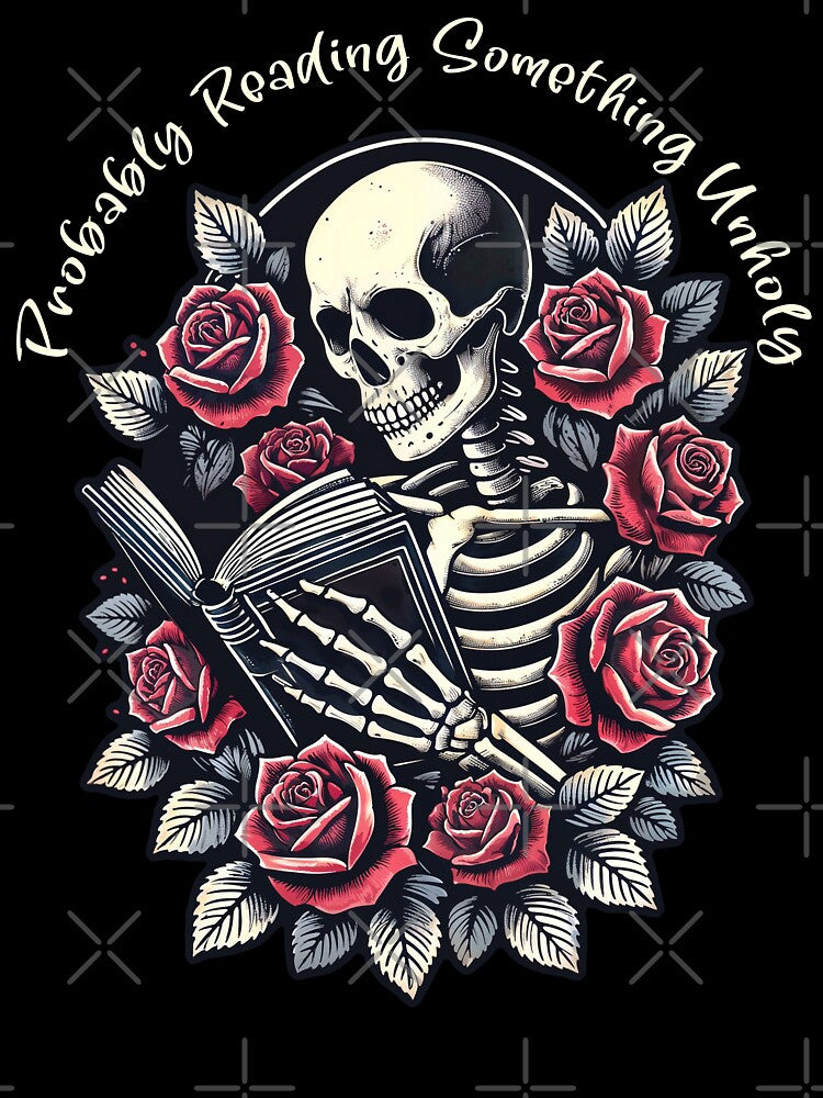 Funny 'Probably Reading Something Unholy' Smut Lover by Victor Shadehorn