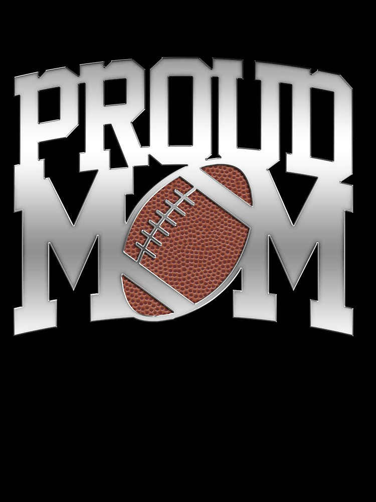 Proud football mom gift shirt awesome design cool quote fun by djpraxis