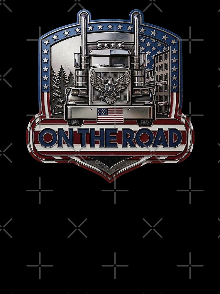 On the Road Truck Driver Crest by SartoYa