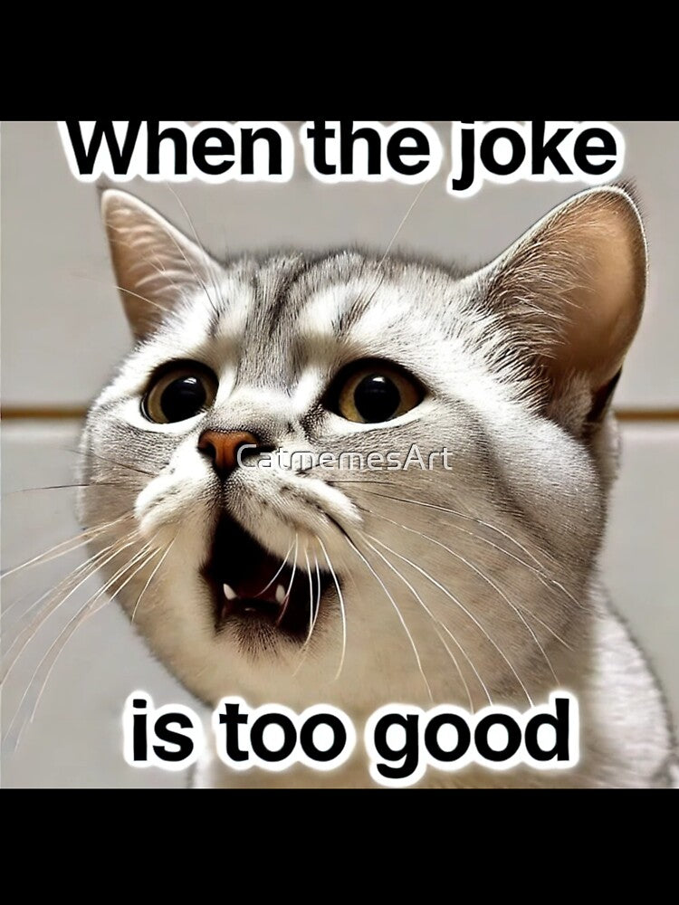 Fun Coughing Cat Meme - When the Joke is Too Good by CatmemesArt