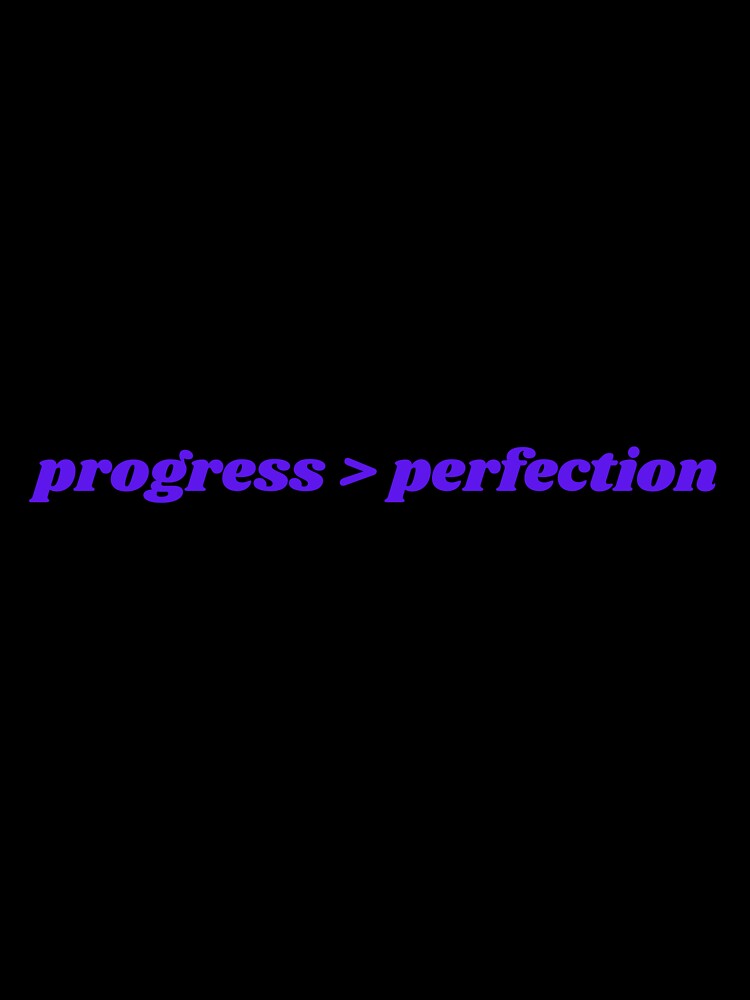 Progress Over Perfection, Purple by ChiWellness Shop
