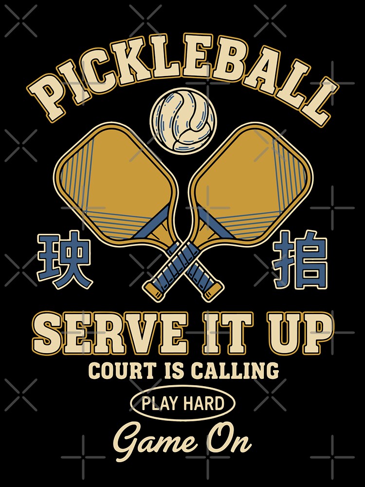 Pickleball Serve It Up Funny Player Game On by LuminOrb