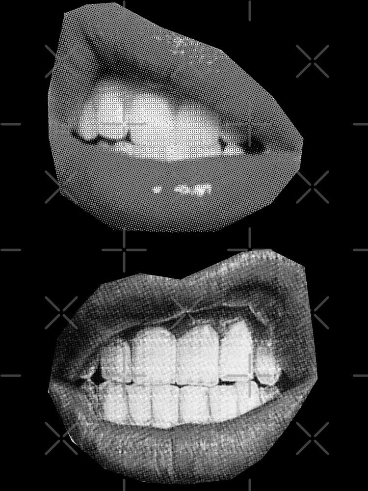 Aesthetic lips t-shirt by patridesign