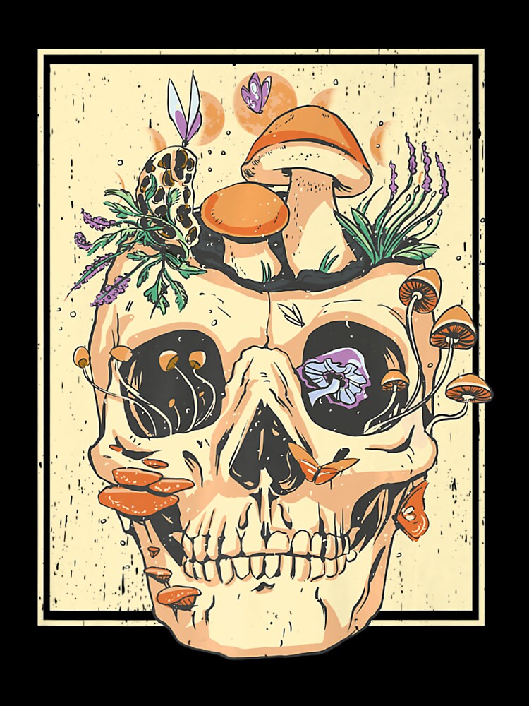 Goblincore Flowers Skeleton Natur by MonterMo