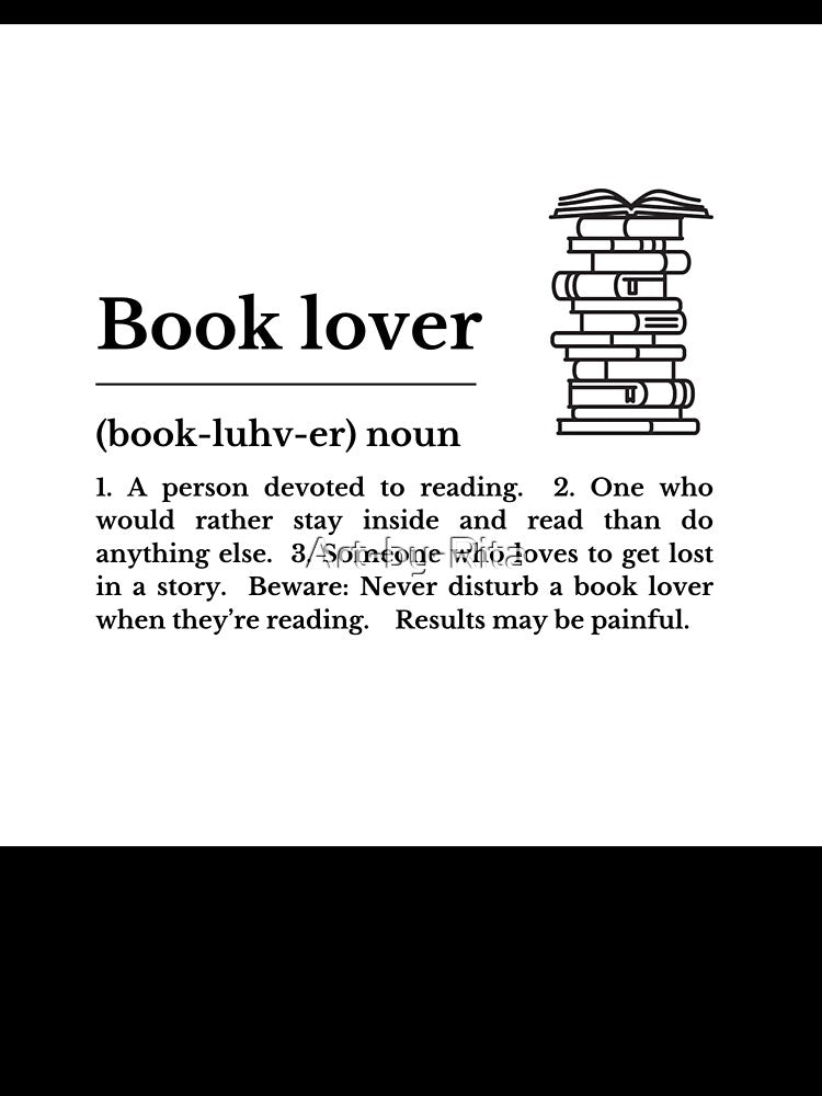 Cute Book Lover Definition by Art-by-Rita