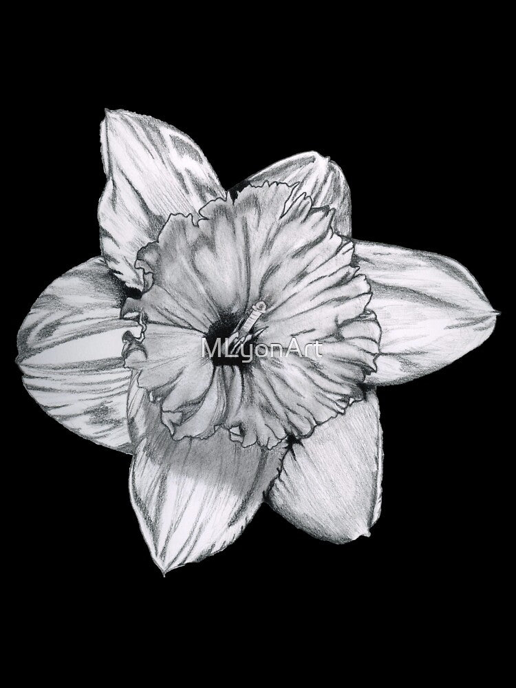 Daffodil In Detail by MLyonArt
