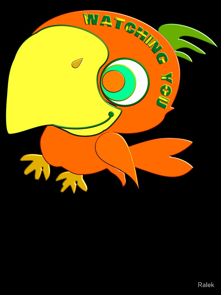 PARROT WATCHING YOU by Ralek