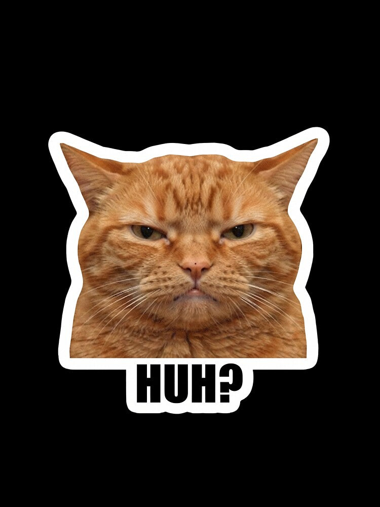Funny Huh Cat Meme T-Shirt by redblink store
