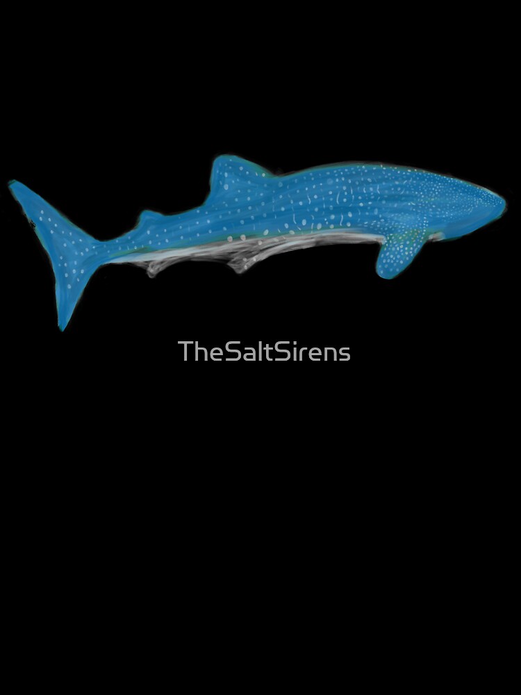 Watercolor whale shark by TheSaltSirens