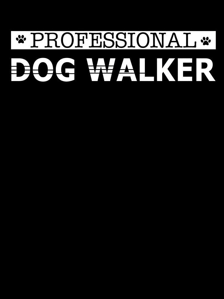 Professional Dog Walker Typography Design by GiaoCalonas