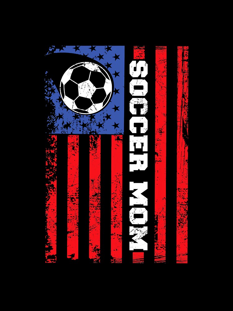 Soccer Mom Usa Flag All American by BundlerVq