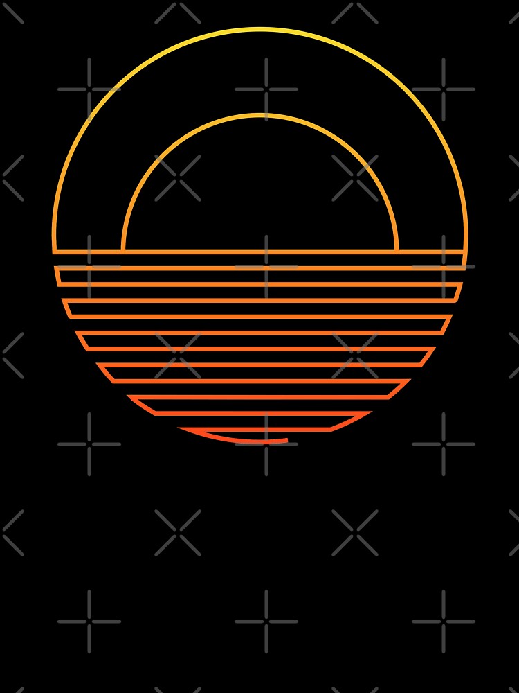 Sunset Line Art, Minimalist Art, Simple Art by bluesky26