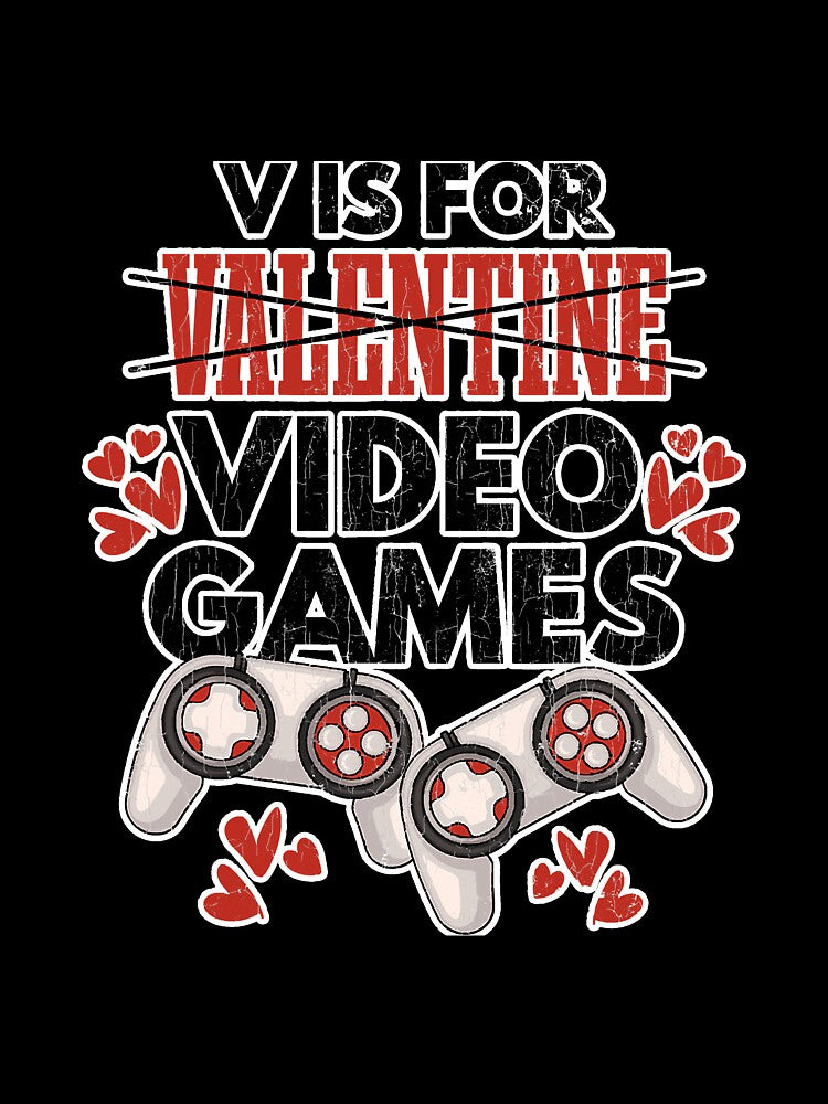 Valentines Day Video Gamer Funny Attire by unassertive19