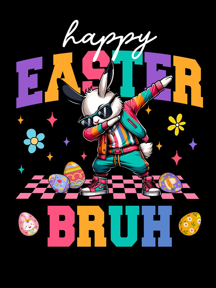 Bruh Easter Toddler Boy Easter Boys Happy Easter Kids by TalalosART