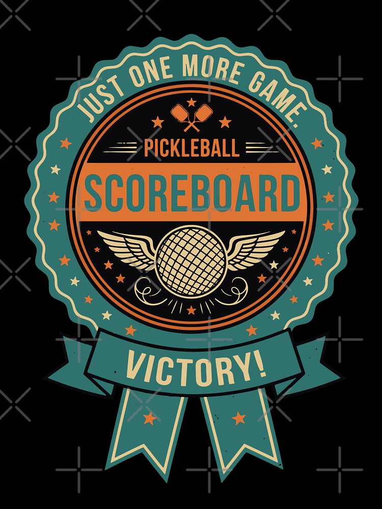 Pickleball Funny Player Pickle Ball Scoreboard by LuminOrb