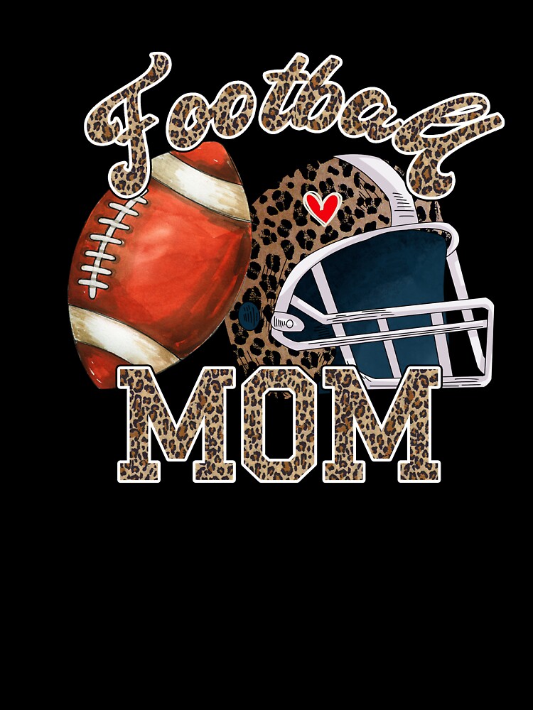 Football Mom Sublimation,  Football Leopard Letter Png, Football Png, Football Game Day Sublimation, Football Png, Football Leopard Png by Peerda