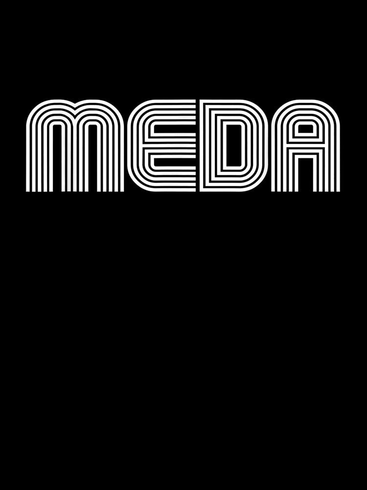 Meda Name Vintage Retro 60s 70s 80s Sport Funny by lolahomya