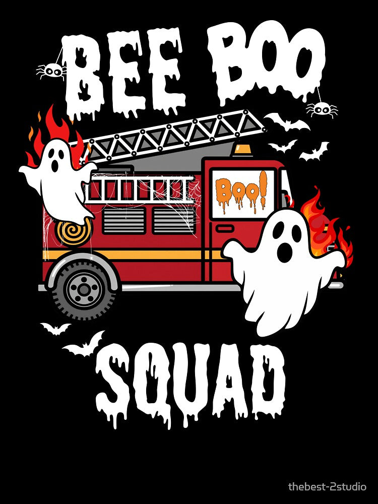 Bee Boo Squad Funny Fire Fighter Lover Halloween by thebest-2studio