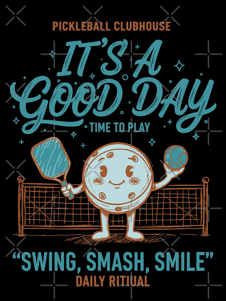 Pickleball Funny Player Good Day Time To Play by LuminOrb