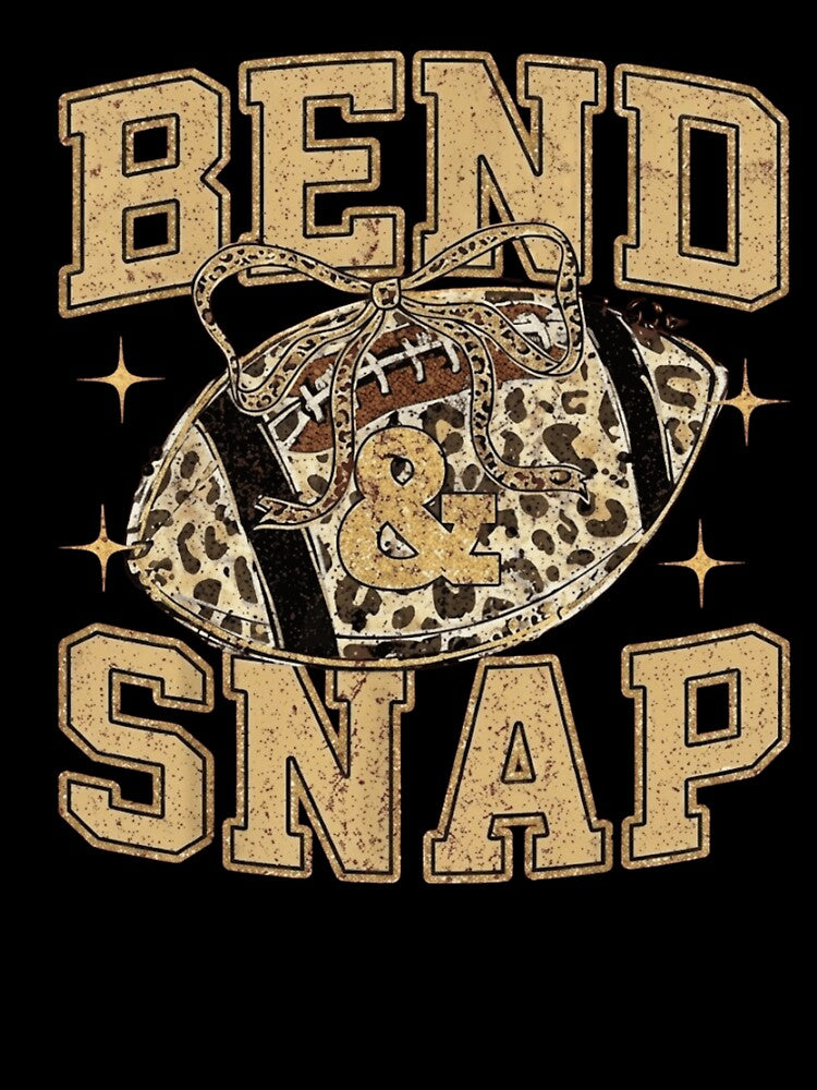 Bend And Snap Football Cute Leopard Bow Game Day Football Mom by haitrieuic96