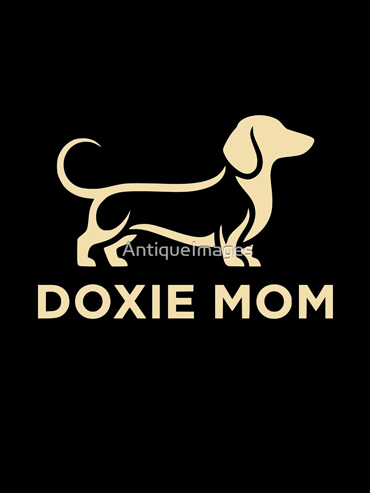 Doxie Mom Dachshund Dog Lover Silhouette by AntiqueImages