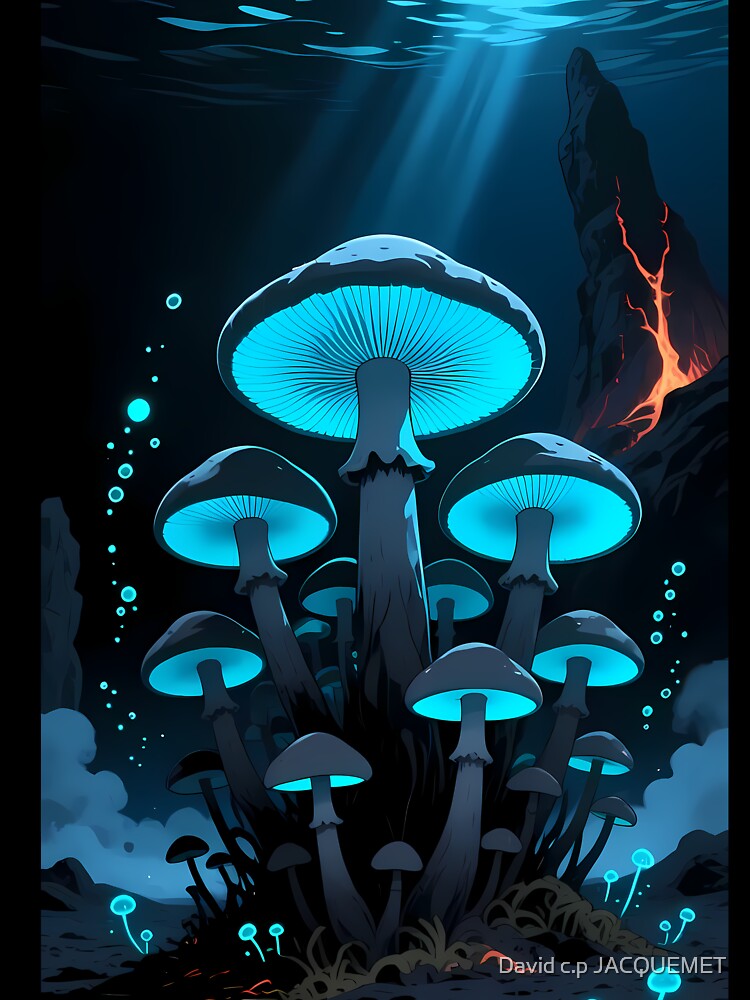 Abyssal Fungi Bloom by David c.p JACQUEMET