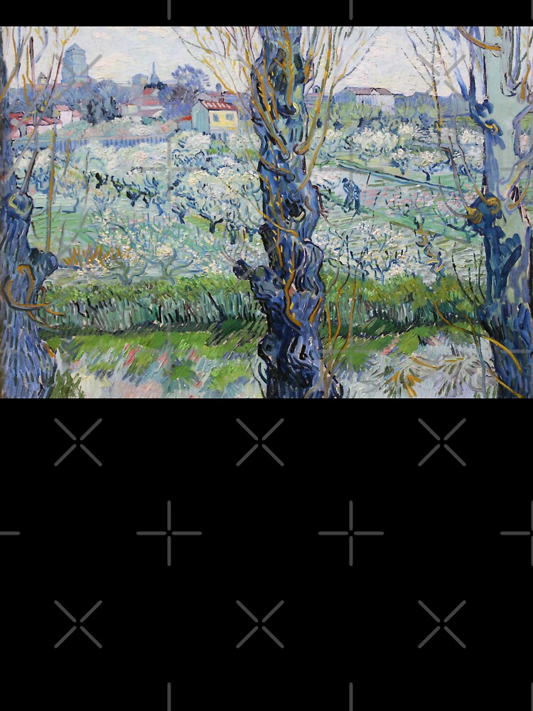 View of Arles, Flowering Orchards by amonarte