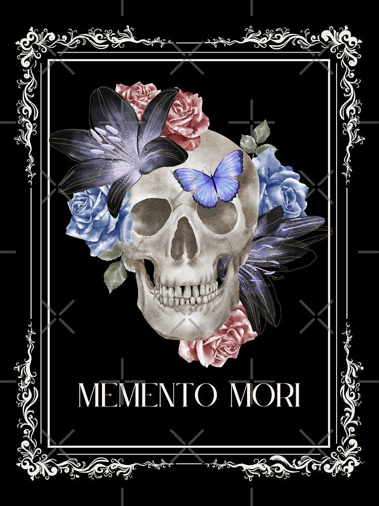 Memento Mori Floral Skull by Sershni