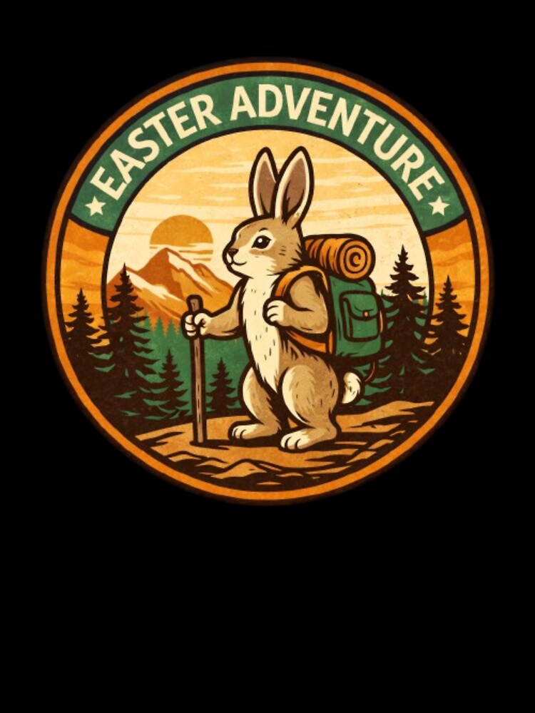Easter Adventure Retro Badge Hunt by Uniqueauraaprints