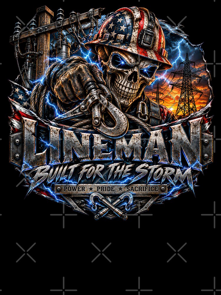 Lineman Built for the Storm – Power Pride Sacrifice by artistwill