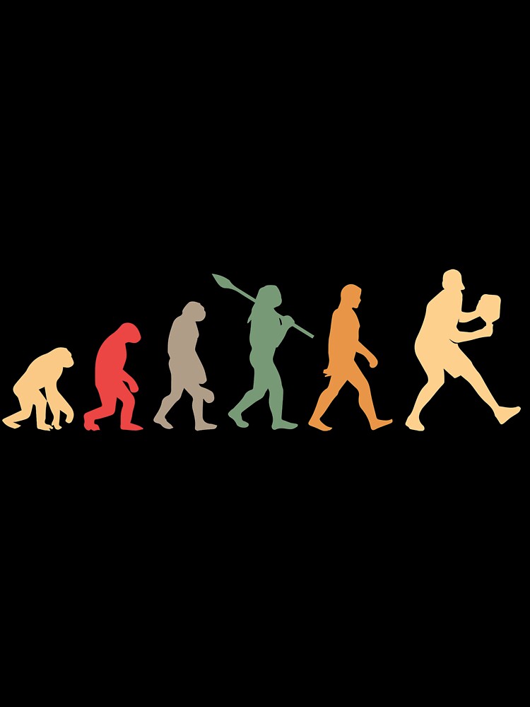 Pickleball evolution vintage by jentochicken