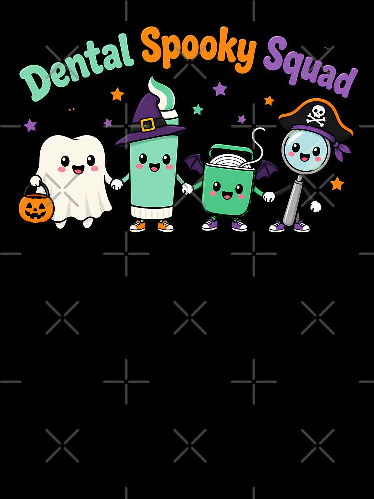 Spooky Dental Hygienist Squad Halloween Dental Office by chattsuede