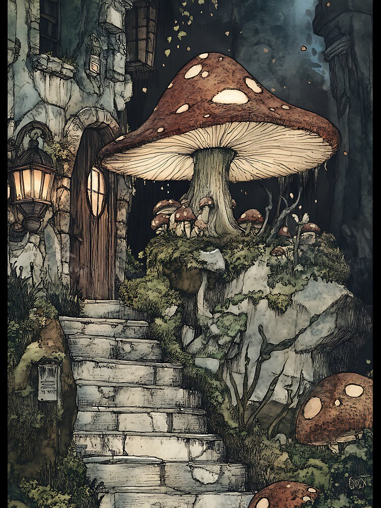 Goblincore Aesthetic: Magic Forest by bapupa