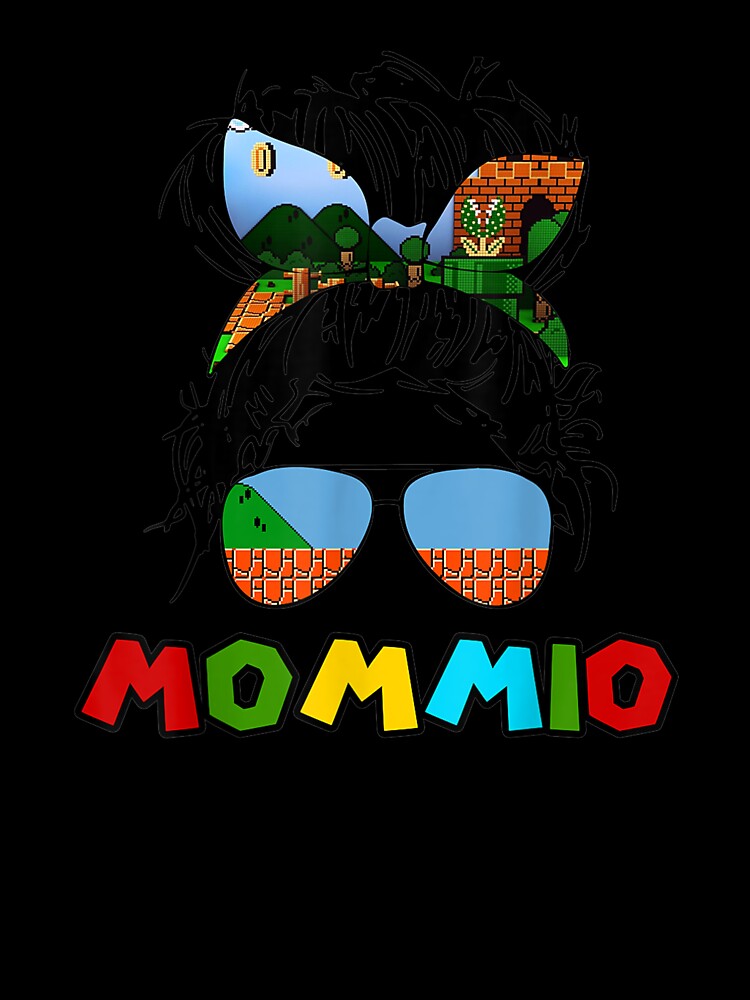 Super Mommio As Mom Life Messy Bun Funny For Kid by Orbanerik