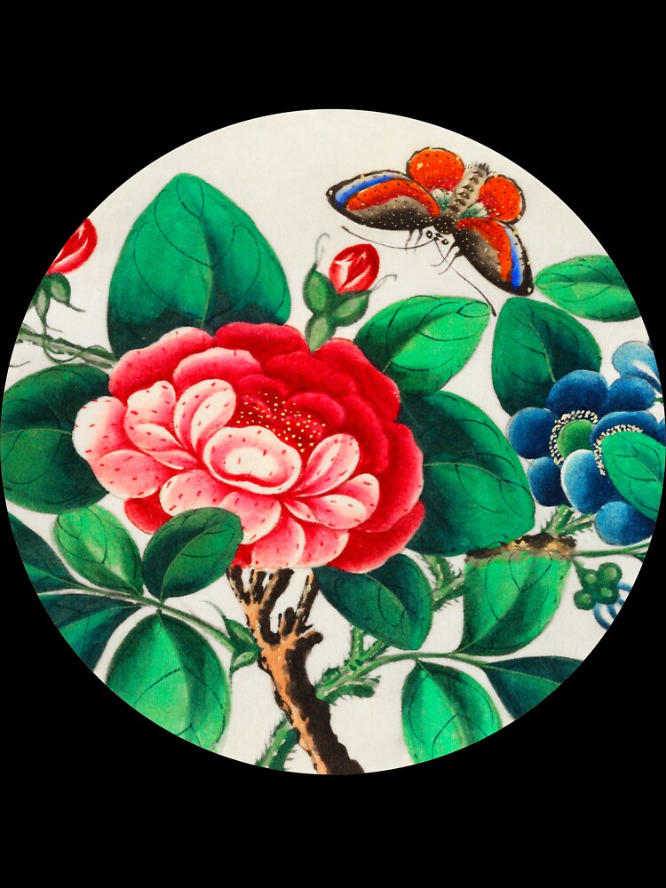 Chinese vintage botanical art by Artysannie